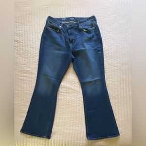Plus size boot cut jeans